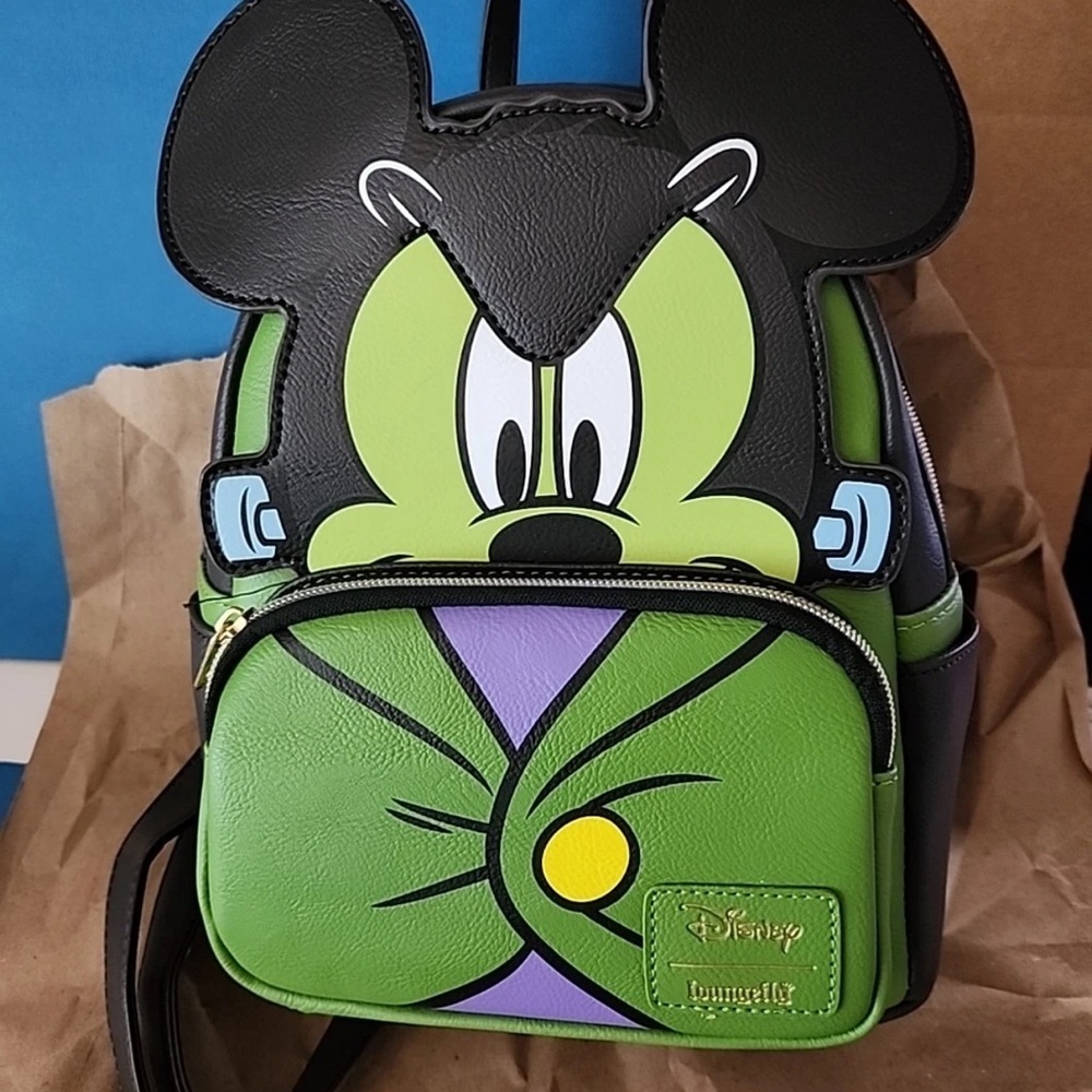 Disney Loungefly Mickey Frankenstein Mouse Backpack - Picture 6 of 7